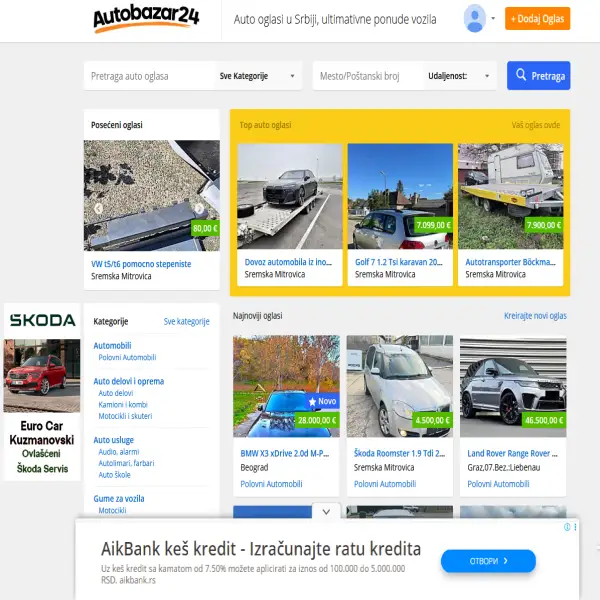 Polovni Automobili | Autobazar24