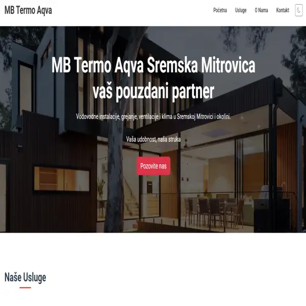 MB TERMO AQVA | Nemački Kvalitet: Grejanje, Klima i Gradnja Kuća